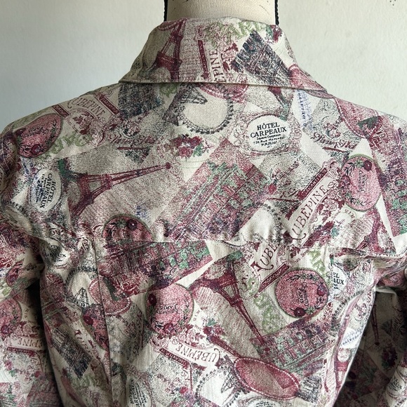 Y2K Christopher & Banks Paris Jacket Size Small - Picture 11 of 15